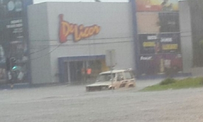 Así quedó el segundo anillo luego de la lluvia de la primera semana de enero/Foto. RRSS
