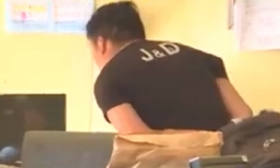 El sujeto espera su audiencia cautelar/Foto. Captura de pantallla