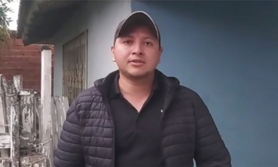 Carlos Vargas se grabó en un video desde su casa para 
