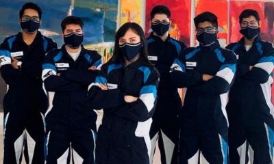 Equipo de estudiantes de la UCB/Foto. ABI