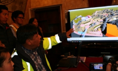 Así presentaron la versión digital del área a ser intervenida/Foto. RRSS