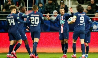 Jugadores del PSG jugarán la final de la Copa de Francia. | elespanol.com