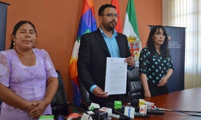 María Janco, la mujer víctima de discriminación en Santa Cruz. | Foto archivo | Ministerio de Justicia