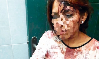 El agresor, que tenía una orden de captura, quiso obligar a su ex a retomar la relación.