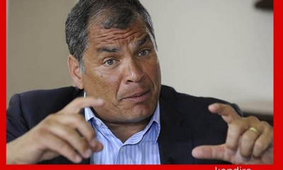 Rafael Correa, expresidente de Ecuador. | Foto archivo | AFP