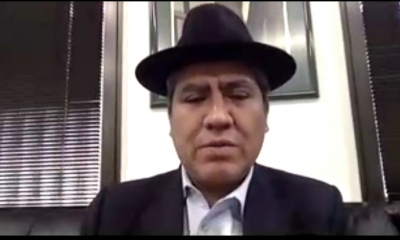 Embajador de Bolivia ante la Organización de Naciones Unidas (ONU) y excanciller, Diego Pary.