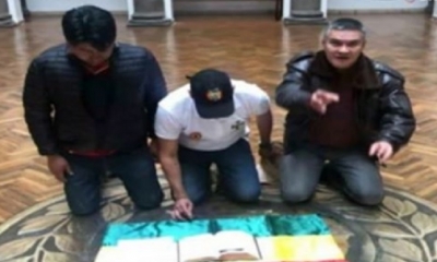 Marco Pumario y Luis Fernando Camacho dejaron la carta/Foto. RRSS