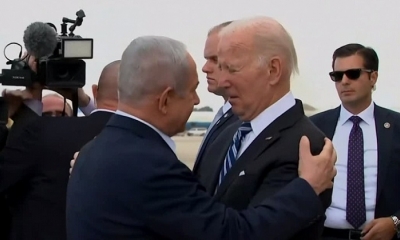 Benjamín Netanyahu y  Joe Biden
