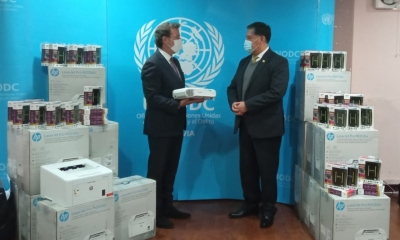 UNODC dona equipamiento al Ministerio Público