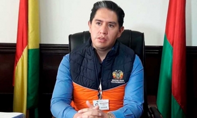 El fiscal departamental Marco Cossío