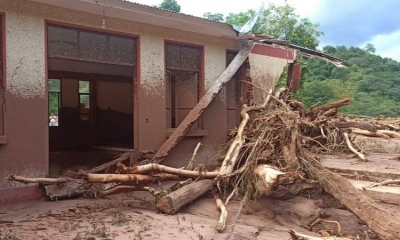 Imágen de los desastres en Tarija, donde las riadas arrasaron con las casas.