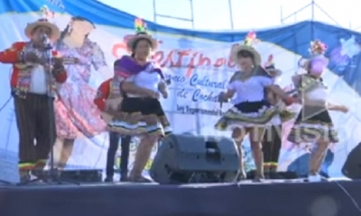El evento se realizó en el estadio de Sacaba/Foto. Captura de pantalla