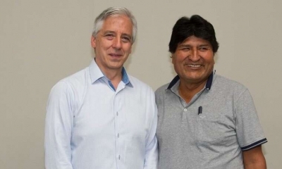 García Linera y Evo en Argentina I La Pizarra.