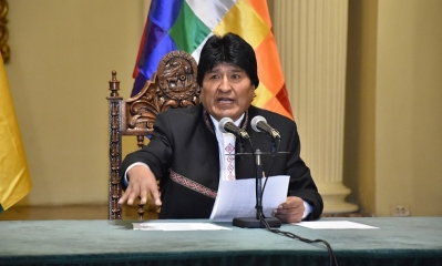 Palacio. El Presidente Evo Morales dió conferencia de prensa sobre diversos temas.