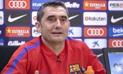 Rueda de prensa Valverde. Previa partido Barcelona - Real Madrid. Foto: La Vanguardia