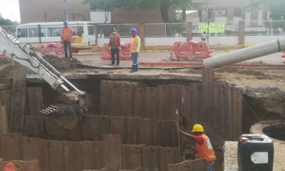 Agilizan trabajos en el tercer anillo.