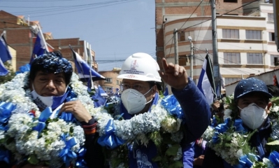 Luis Arce Catacora y David Choquehuanca