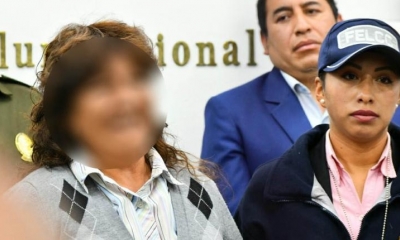 María P. presentada en el Ministerio de Gobierno. | APG