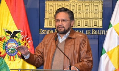 Alfredo Rada, ministro de la Presidencia. Foto: ABI
