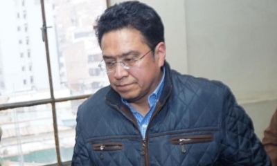 César Siles aprehendido. 