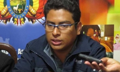 Elmar Callejas, presidente de la Brigada Parlamentaria de Chuquisaca/Foto. RRSS