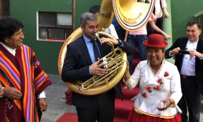 El presidente de Paraguay participó del carnaval de Oruro/Foto. RRSS