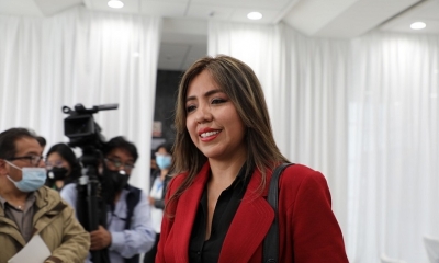 La viceministra de Comunicación, Gabriela Alcón