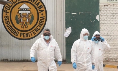Autoridades carcelarias realizan una inspección en el penal de Palmasola. | El Deber