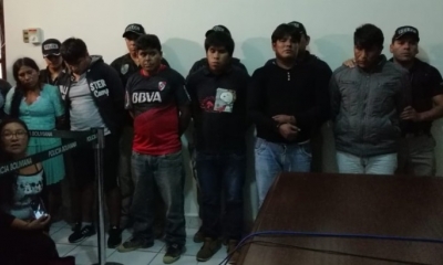 Así presentaron a los secuestradores/Foto. PB