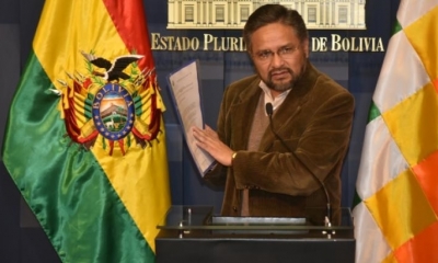 El ministro de la Presidencia, Alfredo Rada. 