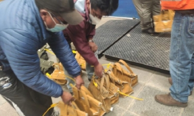 El 22 de diciembre de 2020, 318 kilos de oro intentaron ser sacados del país a través del aeropuerto internacional de El Alto.