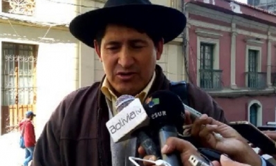 Teodoro Mamani, secretario general de la CSUTCB/Foto. RRSS