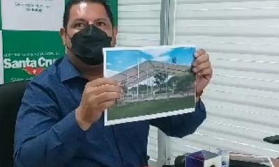 El secretario de Salud de la Alcaldía cruceña, Roberto Vargas