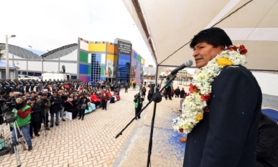 El presidente Evo Morales recordó el martes que un día como hoy, en 1836, Chile declaró la guerra a la Confederación Perú-Boliviana