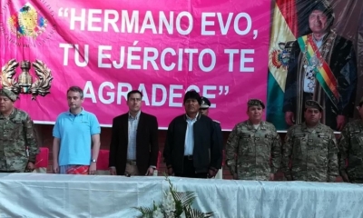 Morales entregó el coliseo cerrado a los militares/Foto. BTV