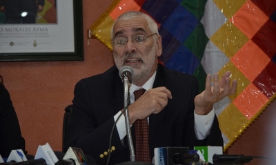 El representante en Bolivia de la Organización Mundial de Salud (OMS), Fernando Leanes