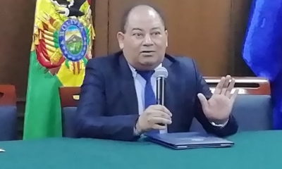 Carlos Romero, ministro de Gobierno/Foto. ABI