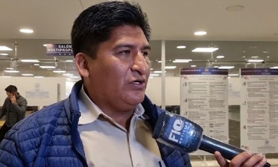 El jefe de bancada del MAS, Andrés Flores