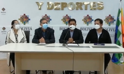 Ministro de Salud y Deportes, Jeyson Auza,