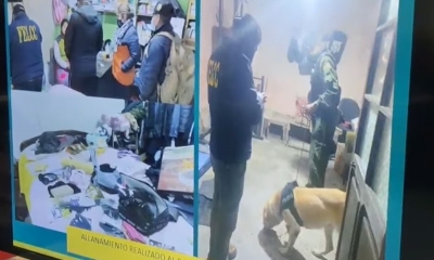 Realizaron el allanamiento en la casa en la zona Ballivián.