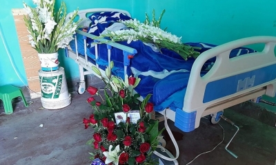 El cuerpo de Julio Pinto Mamani, la décima víctima de los enfrentamientos en Huayllani, en Sacaba. FOTO- OPINIÓN