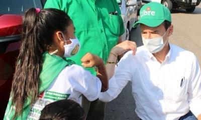 Quiroga durante su campaña en Santa Cruz de la Sierra
