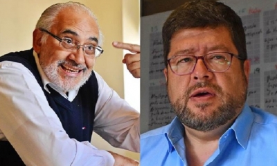 Carlos Mesa y Samuel Doria Medina/Foto. Kandire