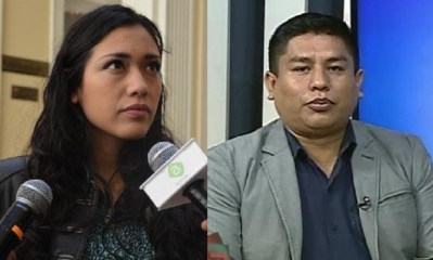 Adriana Salvatierra y Henry Cabrera/Foto. Kandire.bo