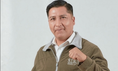 El virtual alcalde de Oruro, Adhemar Wilcarani. 