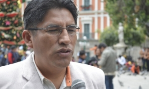 	 Félix Patzi, gobernador de La Paz/Foto. RRSS