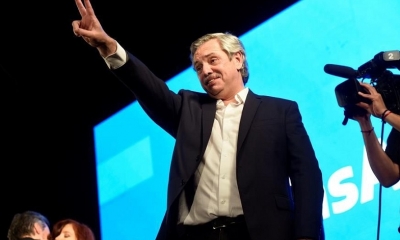El presidente de Argentina, Alberto Fernández