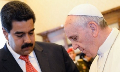 Nicolás Maduro y el papa Francisco/Foto. RRSS