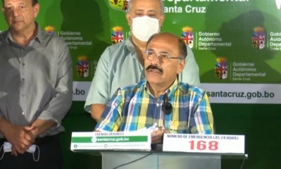 El ministro de Salud, Aníbal Cruz