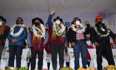 El presidente del Estado Plurinacional de Bolivia, Luis Arce